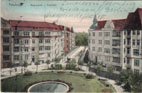 Cosimaplatz Ecke Evastrasse um 1910